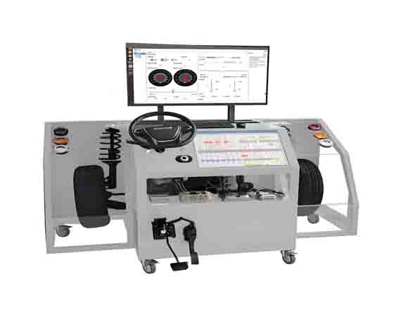 汽車線控底盤教學平臺